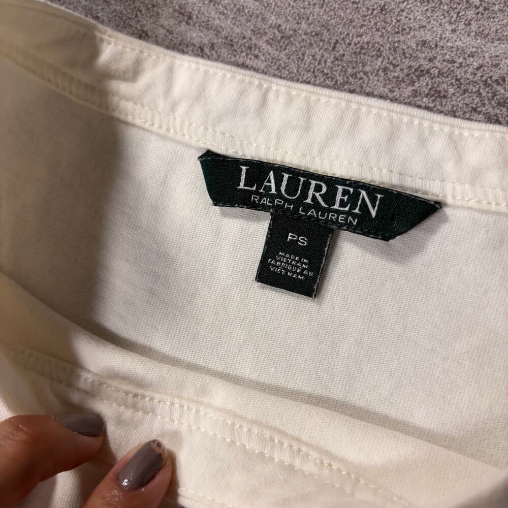 White Ralph Lauren Structured Tank Top - Picture 2 of 5